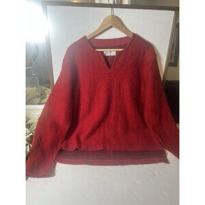 Tuckernuck Universal Works Red Wool Fleece Pullover Mens Sweater Size M.   C